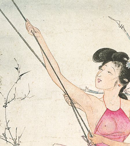 曲阳-胡也佛的仕女画和最知名的金瓶梅秘戏图